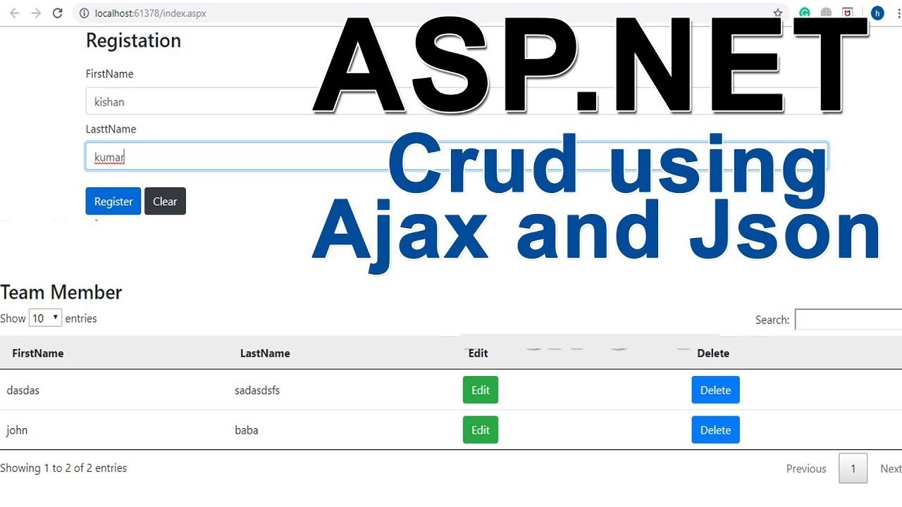 ASP.NET Masters JSON CRUD Operations Like a Pro!