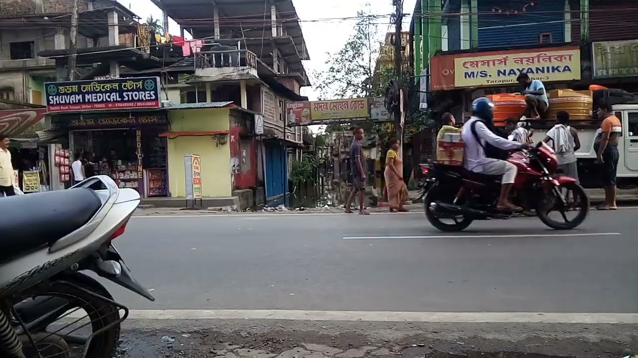 Tarapur Flood - Silchar Madan Mohan Road, Tarapur Current Flood Situation