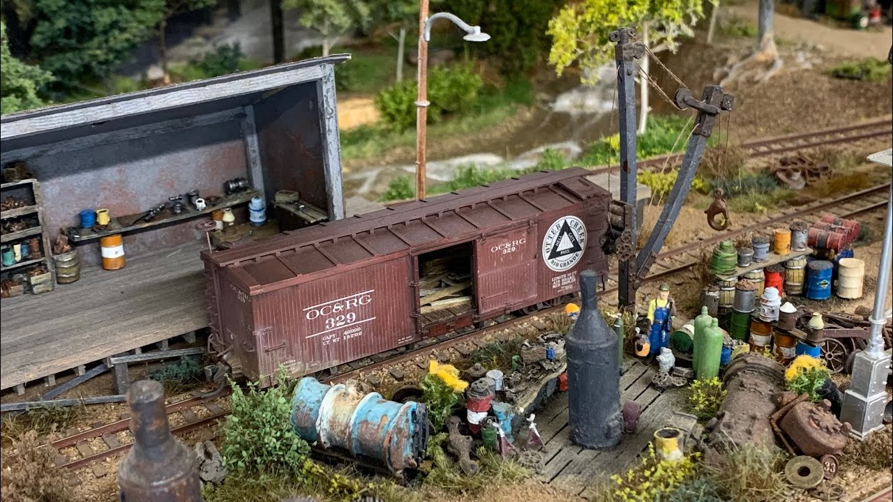 Rail Line HOn3 3000 series Boxcar kit build.