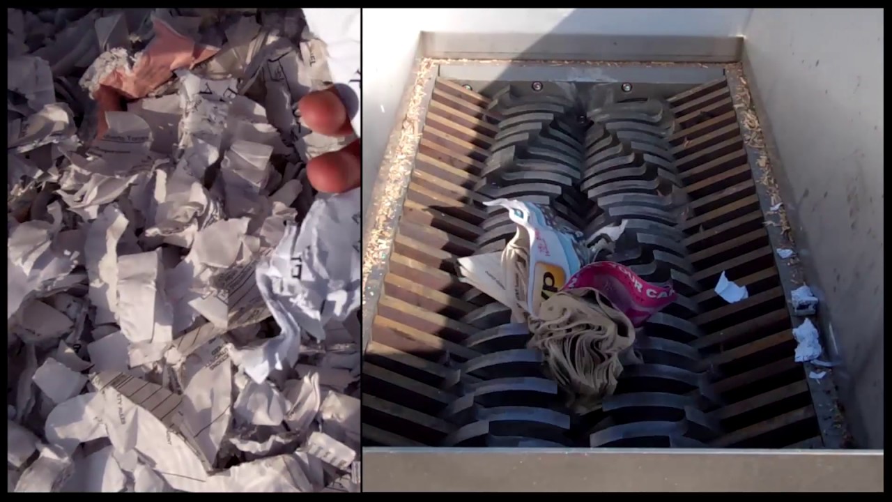 JWC Environmental: Go Green Sustainable Recycling - Shred Anything and Everything - Monster 7 SHRED