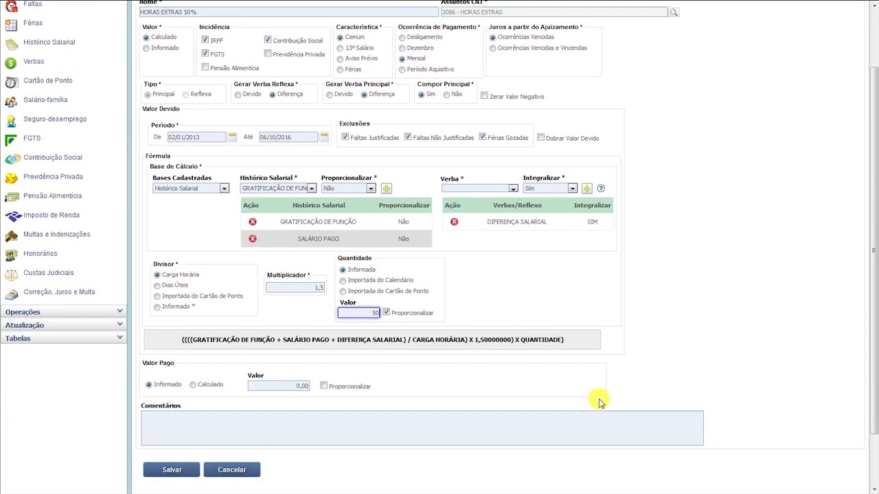 Aperfeiçoamento no PJe-Calc - Aula 11: Horas Extras (Parte 1)