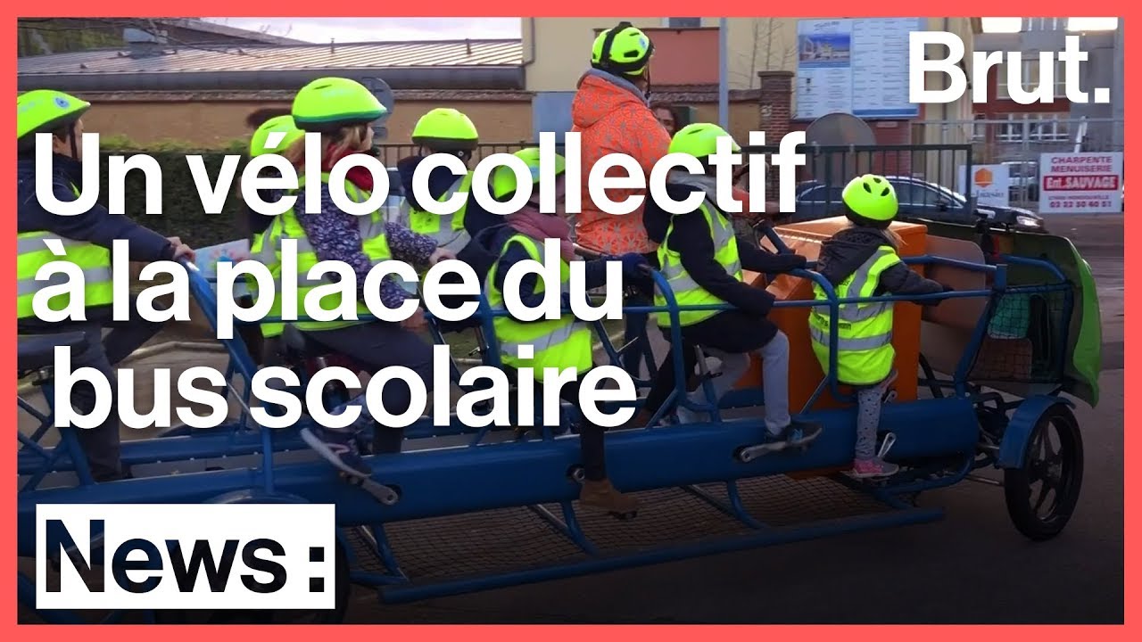 Le S'Cool Bus : un vélo collectif pour aller à l'école en pédalant