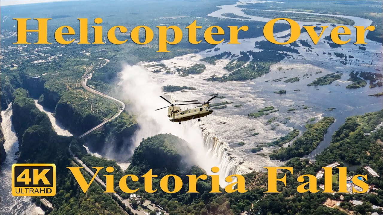Breathtaking Victoria Falls by Helicopter! 🚁