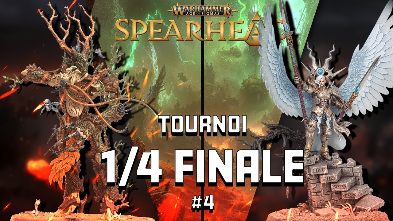TOURNOI SPEARHEAD - SYLVANETH VS STORMCAST :1/4 de finale / Défi de la SAUTERELLE ! 🦗🦗🦗