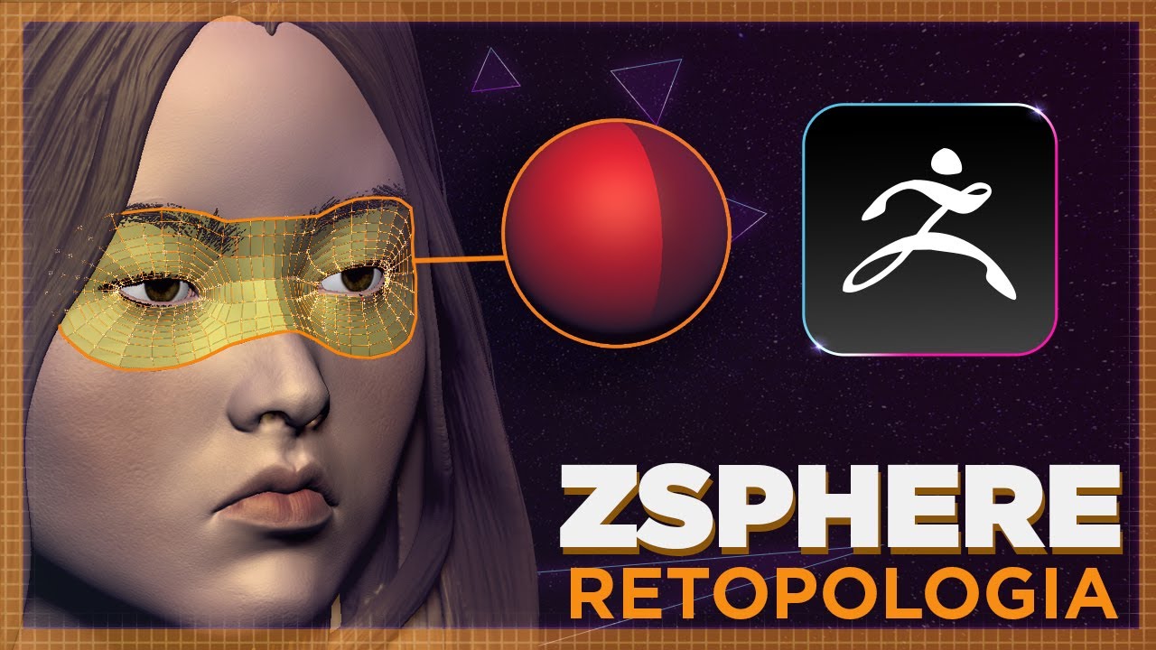 Como fazer retopologia usando ZSphere | ZBrush Tutorial #054