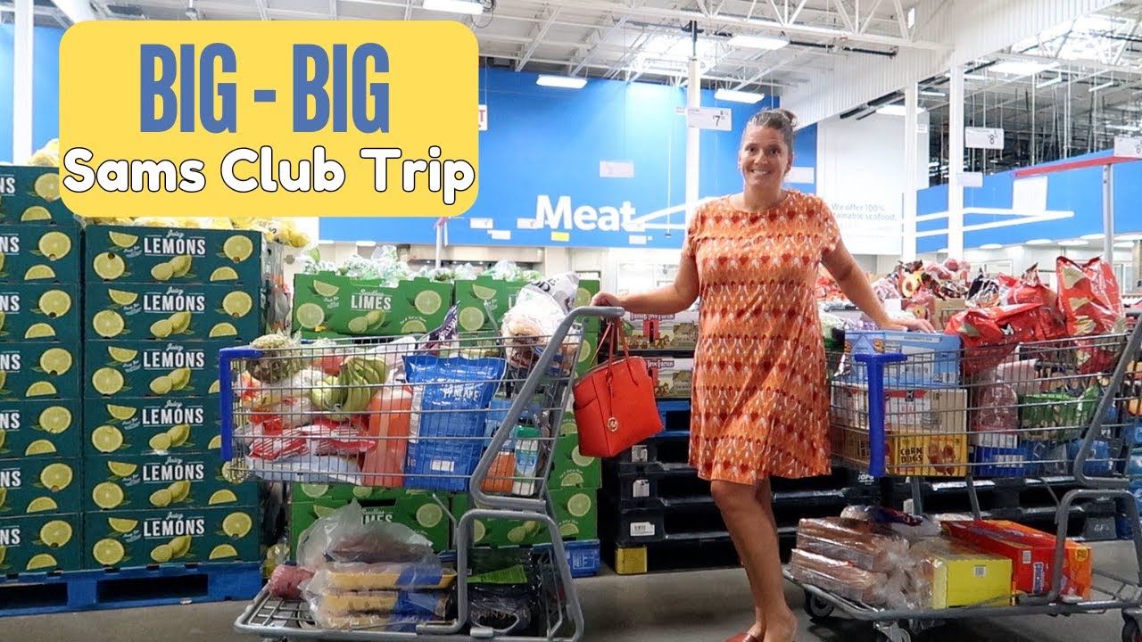 Big Sams Club Grocery Haul - Let's Go Shopping