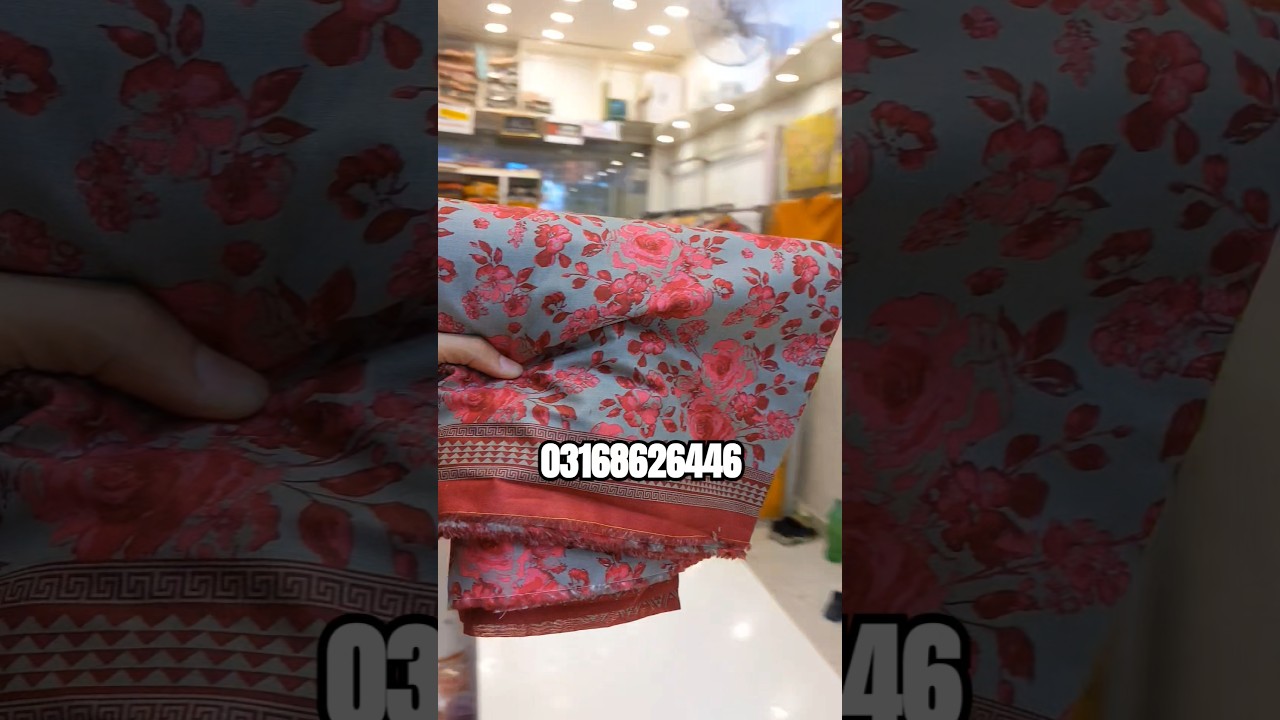 Bin Saeed Original Lawn 3-Pieces Unstitched Fabric 2025 Collection Hit Code Article