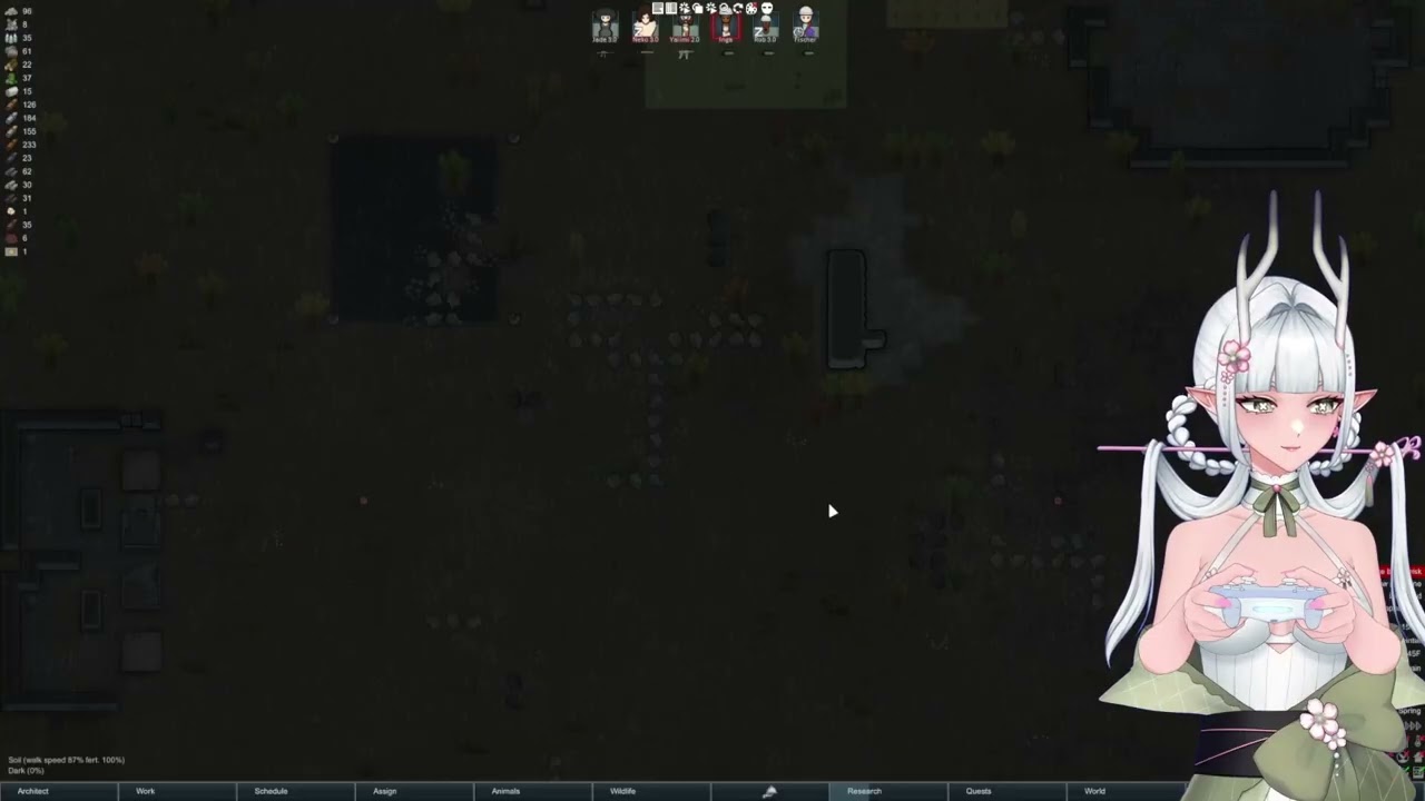 RimWorld Live Stream VOD. Suspiciously few deaths. Randy must be on vacation.