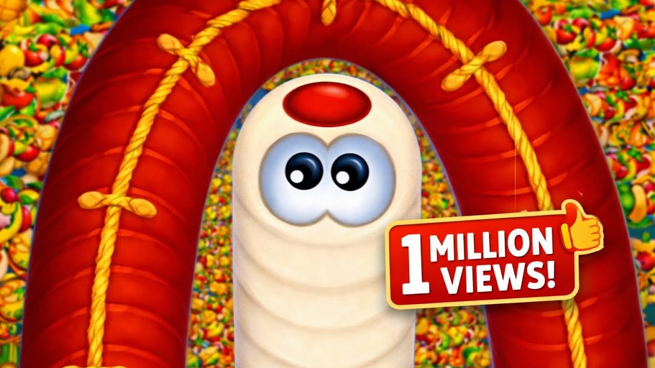Wormzone best gameplay world's biggest score 😱😱#games #wormszone #like #gameplay #funny #wormszoneio