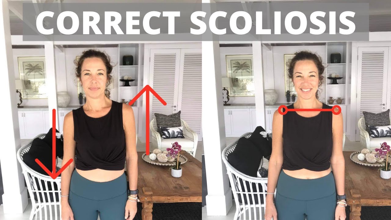 SCOLIOSIS EXERCISES FOR CORRECTION | 10 minute Pilates