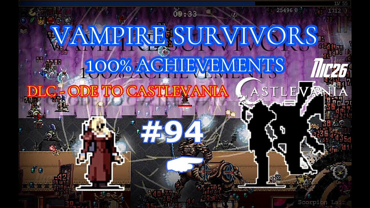 Vampire Survivors - 94 Lisa Tepes (Unlock Count Olrox, Alamaric Sniper)
