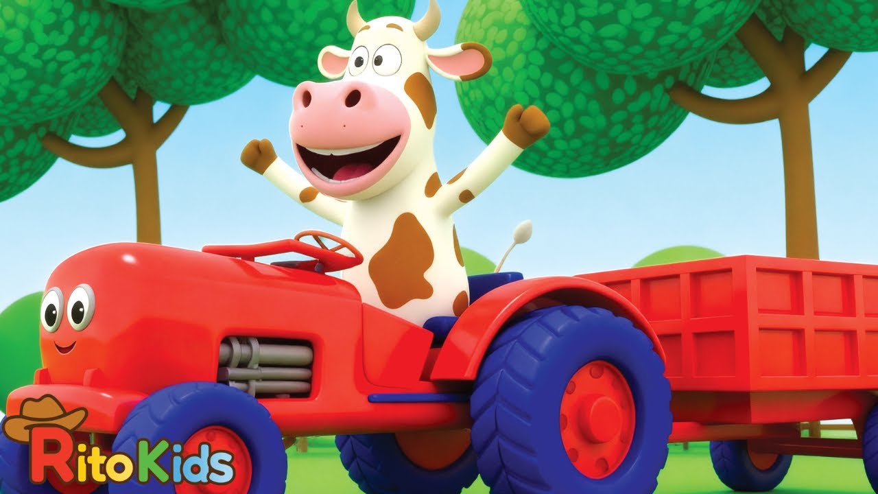 O Trator da Vaca Lola 🚜🐄 | Música Divertida na Fazenda
