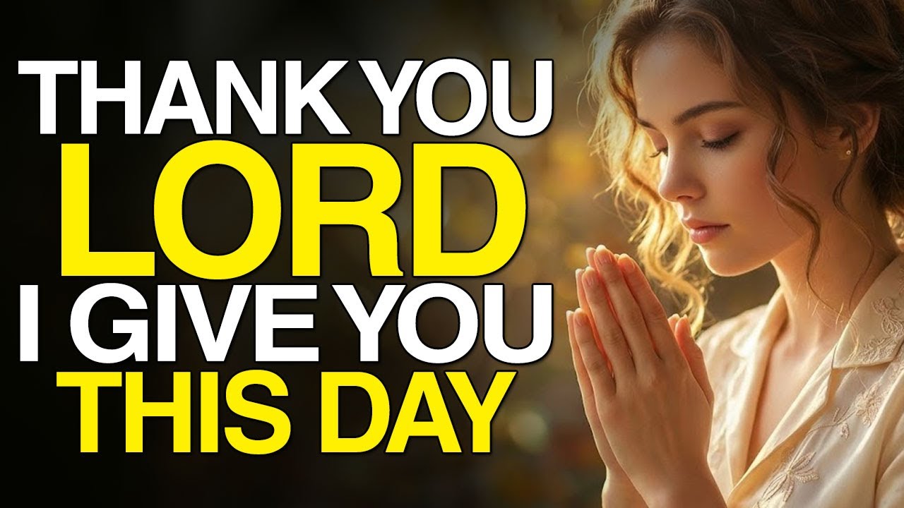 Start Your Day with Gratitude — Powerful Morning Prayer to Thank God | Jesus Prayer, Christian