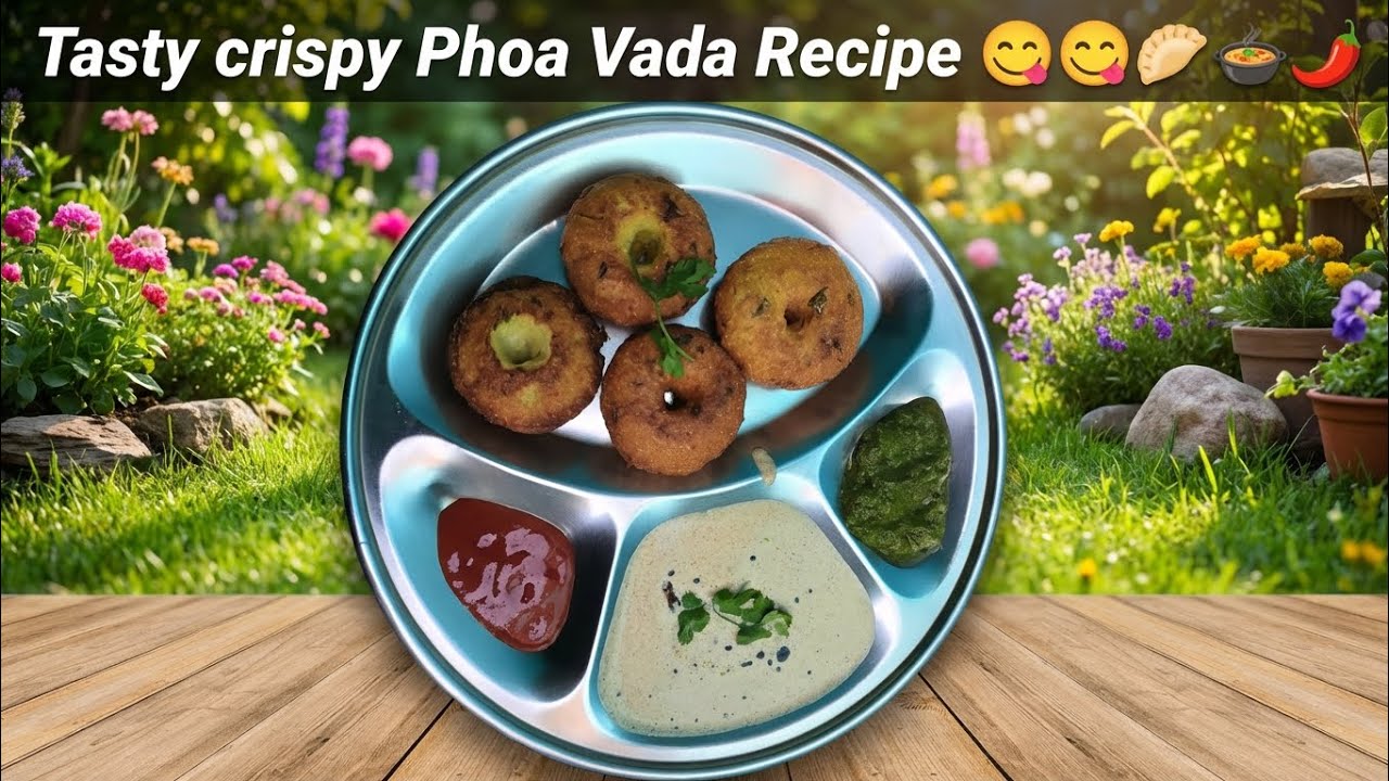 Poha ka naya avatar 😎 crispy Poha Vada jo sabko pasand aaye | No fancy ingredients, only desi ✨🪄