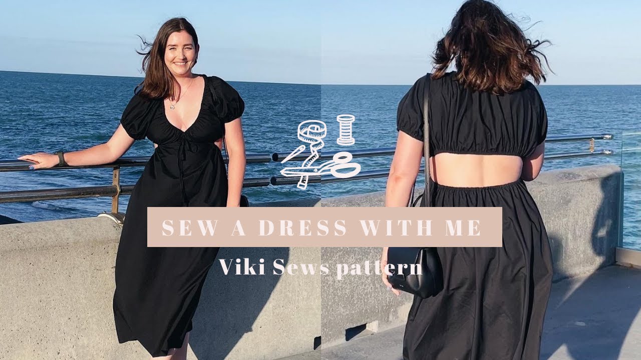 Sew with me! 🧵 Viki Sews Oona dress | 24 hour dress challange