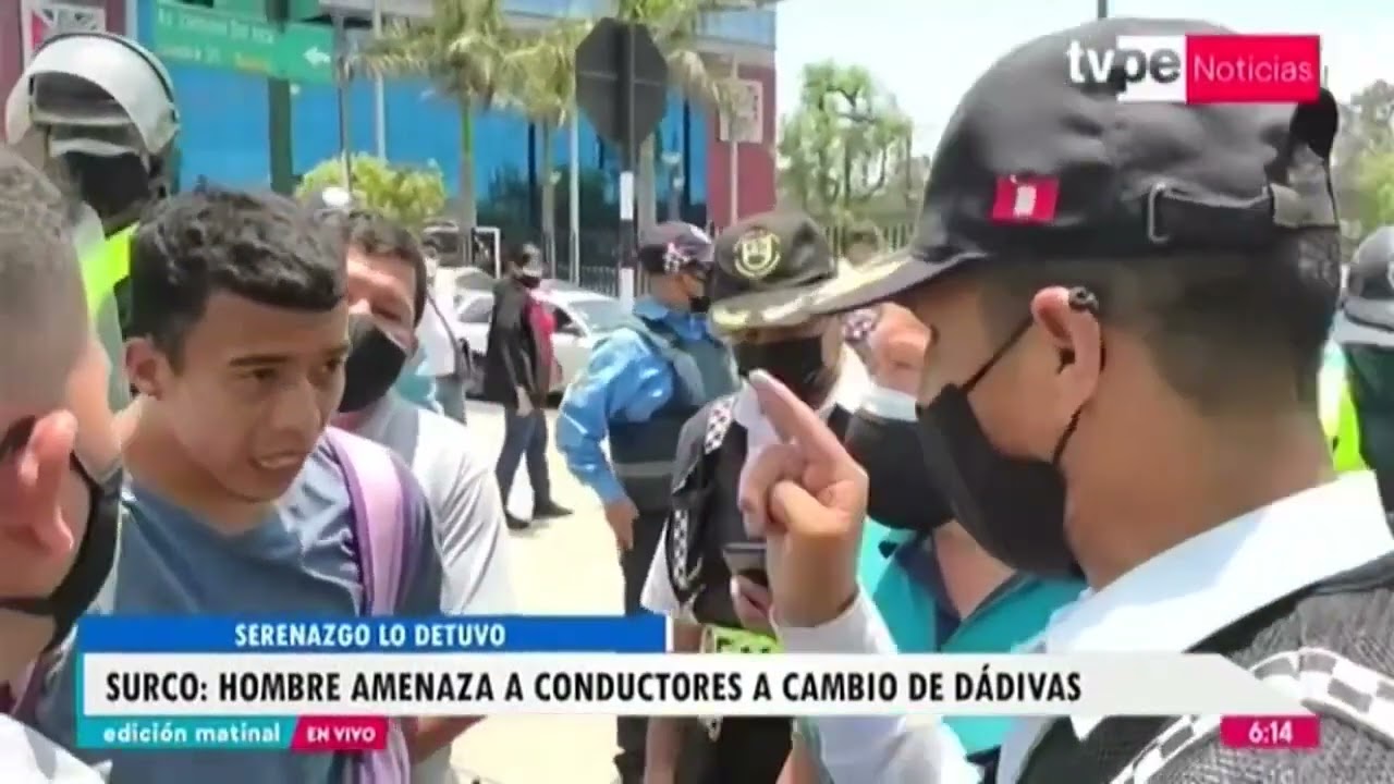 Surco: ciudadano venezolano, bajo la fachada de limpia lunas, amenazaba a conductores