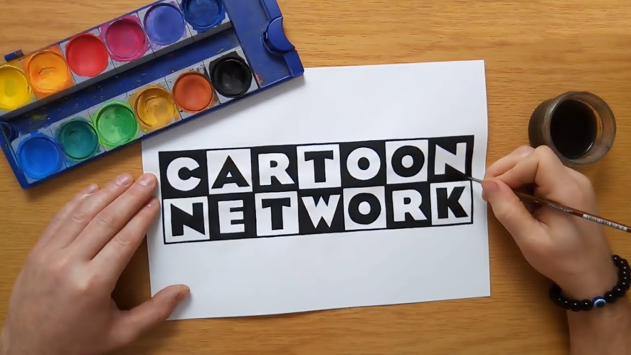 CARTOON NETWORK logo 1992-2004 - painting