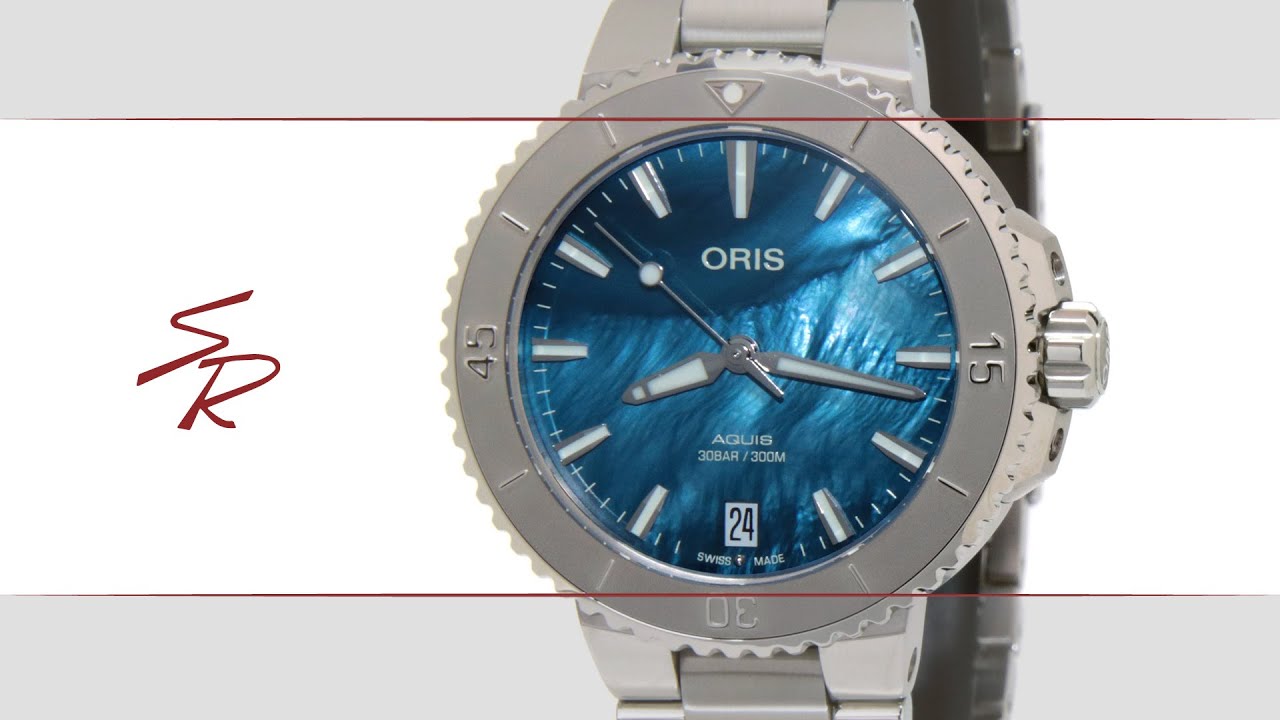 Oris Aquis Date Automatic 36.50mm Blue Dial 01 733 7770 4155-07 8 18 05P