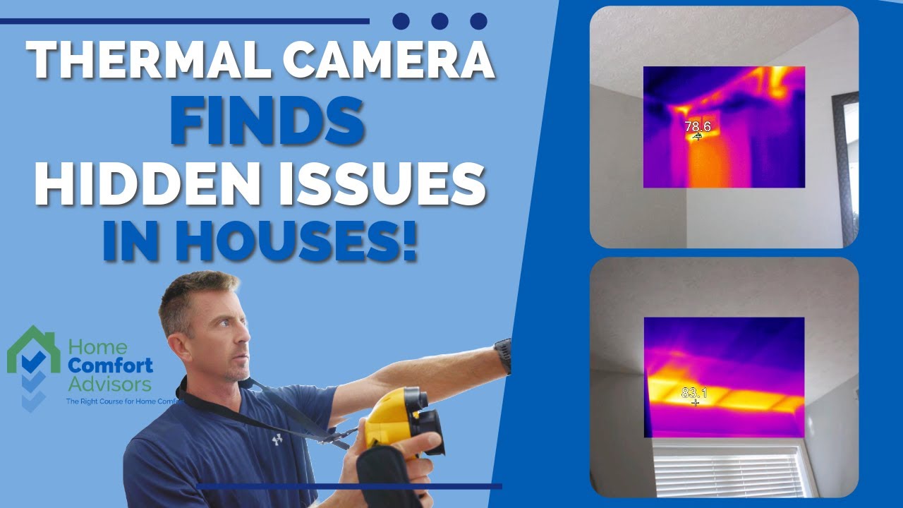 How to Use Thermal Camera to Find HIDDEN ISSUES in Houses!