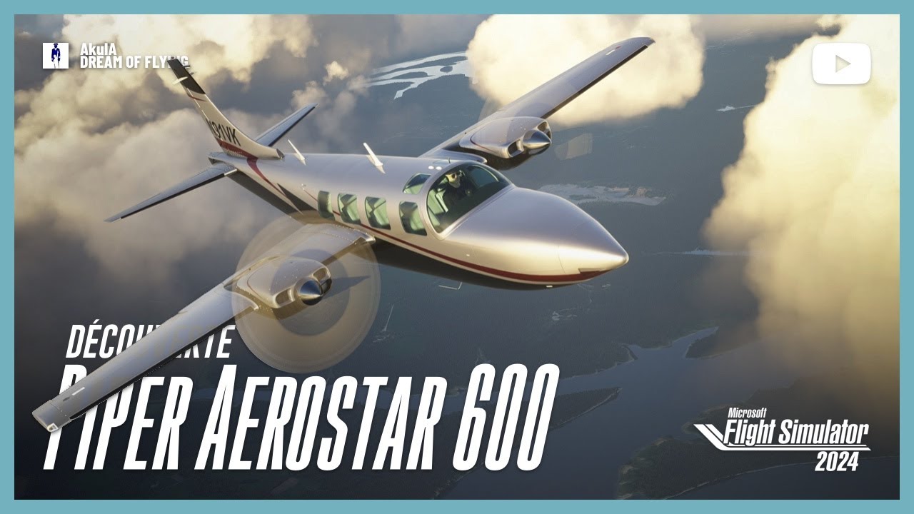 AEROSTAR 600 A2A | Natif FS2024 | Vol complet au VOR