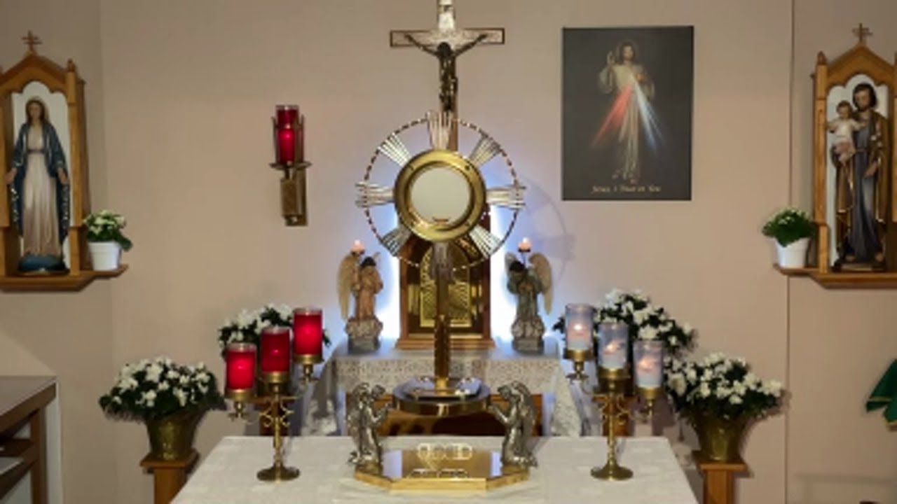 LIVE Eucharistic Adoration - Sisters of Divine Mercy