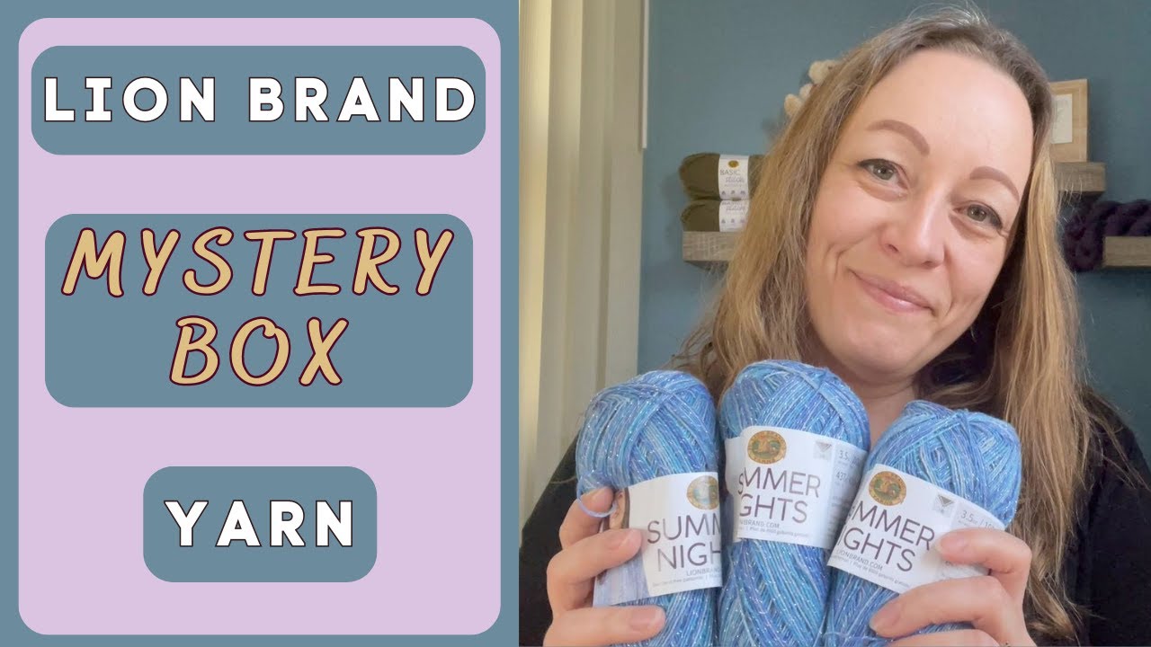Lion Brand MYSTERY Box YARN!!!
