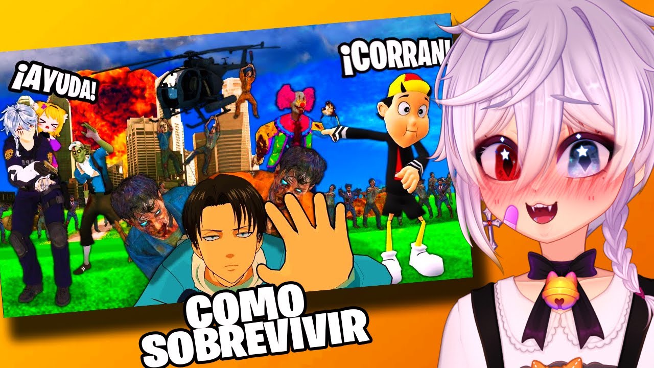 TIROLOCO REACCIONA A SOBREVIVIENDO a un APOCALIPSIS ZOMBIE en REALIDAD VIRTUAL | VRCHAT