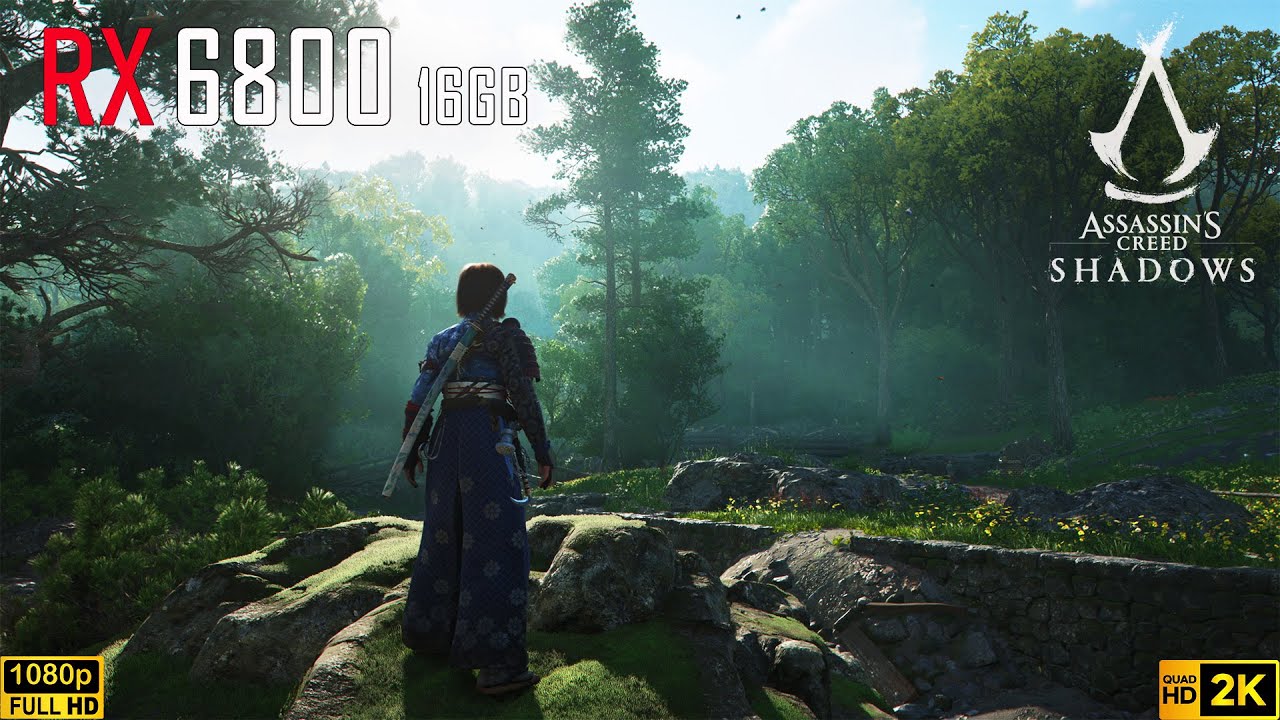 Assassin's Creed Shadows - RX 6800 16GB All Settings 1440P 1080P