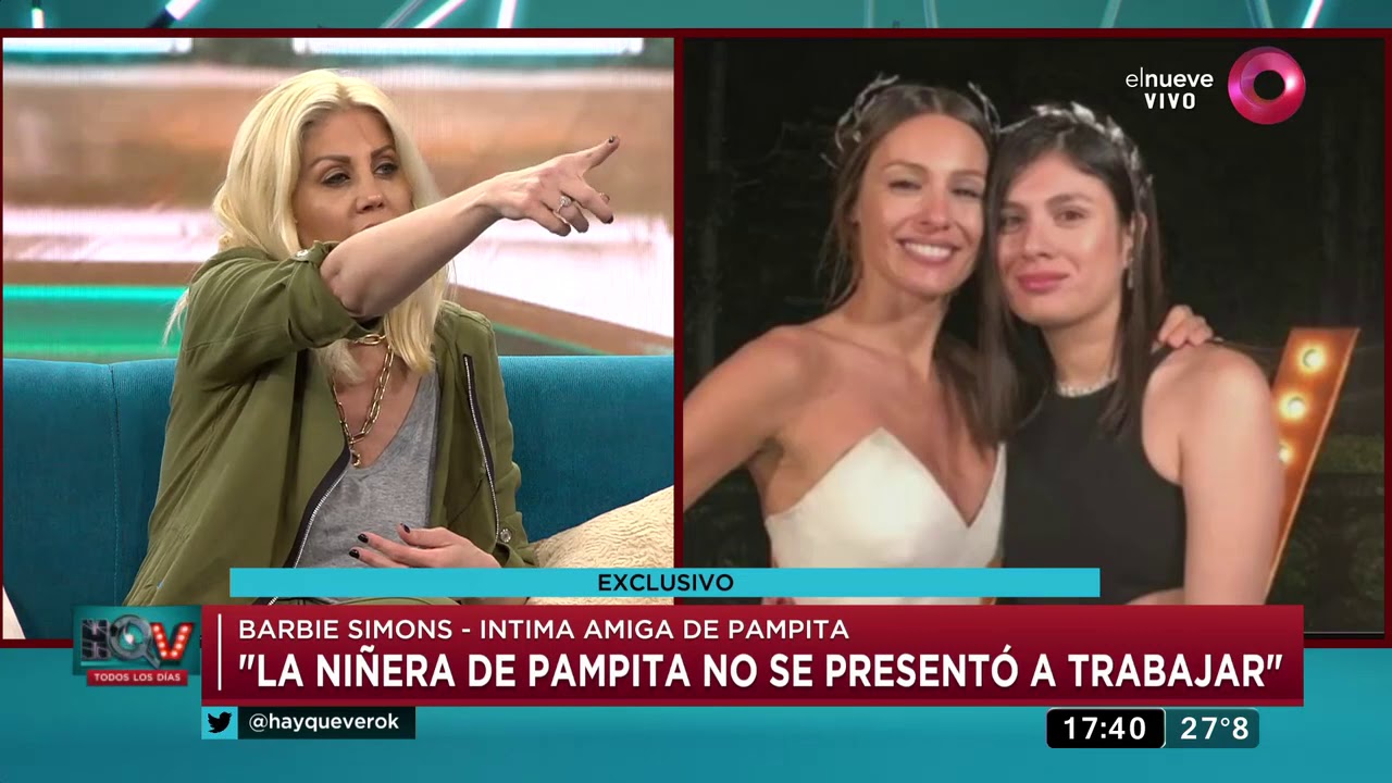 Barbie Simons: 'La exniñera de Pampita va a tener que demostrar todo lo que dijo'