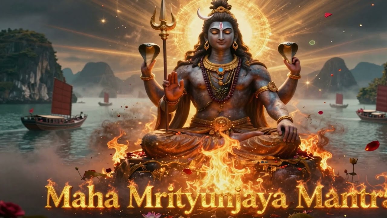 Maha Mrityunjaya Mantra (Shiva) ✨ Ha Long Bay Serenity