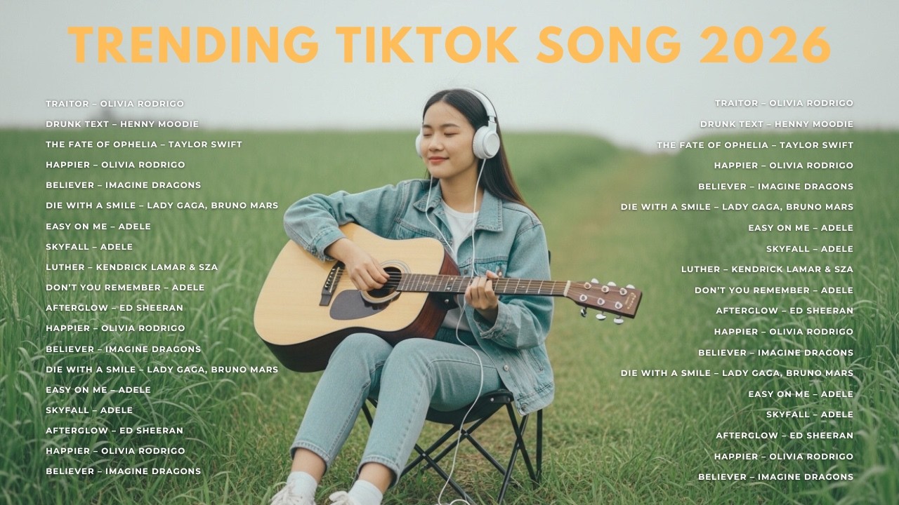 Trending Tiktok Song | Best English Song 2026 | Adele, Taylor Swift, Olivia Rodrigo, Alex Warren