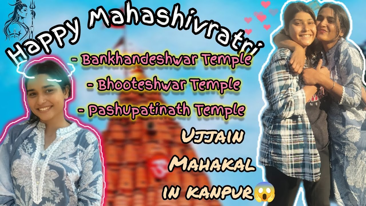 Ujjain Mahakal in kanpur 😱|11th vlog|.  ||Tanisha Rajawat|| #explore #viral #youtube #video #temple 