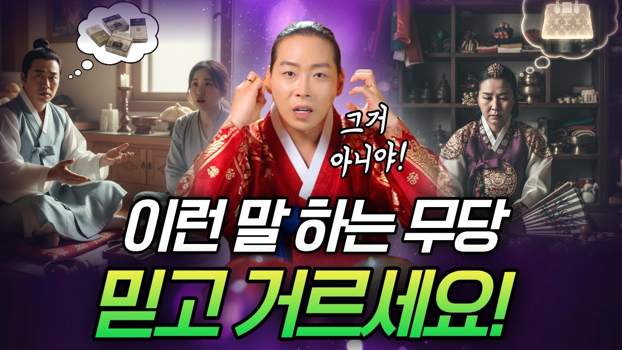 신은 절대 이런말 하지 않습니다🔥 무당 입에서 이런 말 나왔다면 믿고 거르세요
