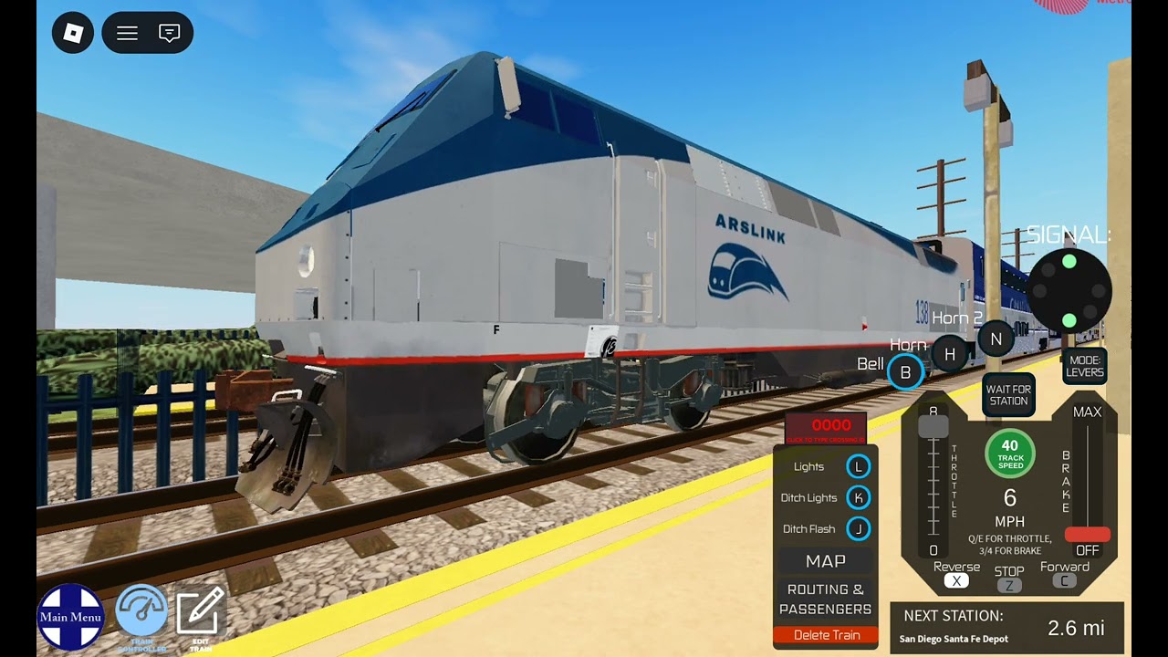 Amtrak arriving-and leaving 😉