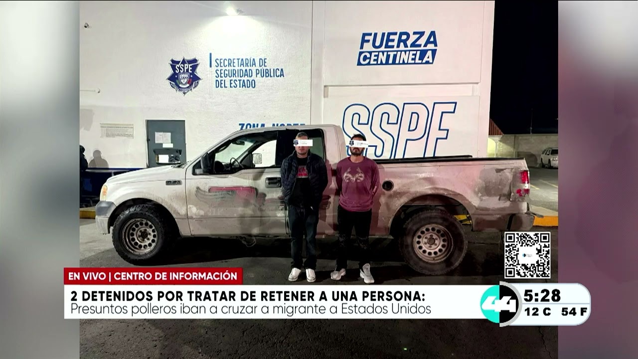 2 detenidos por tratar de retener a una persona