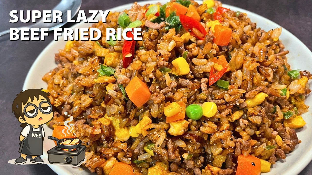 Ground Beef Fried Rice | Easy Fried Rice Recipe For Lazy Weeknight Dinner
