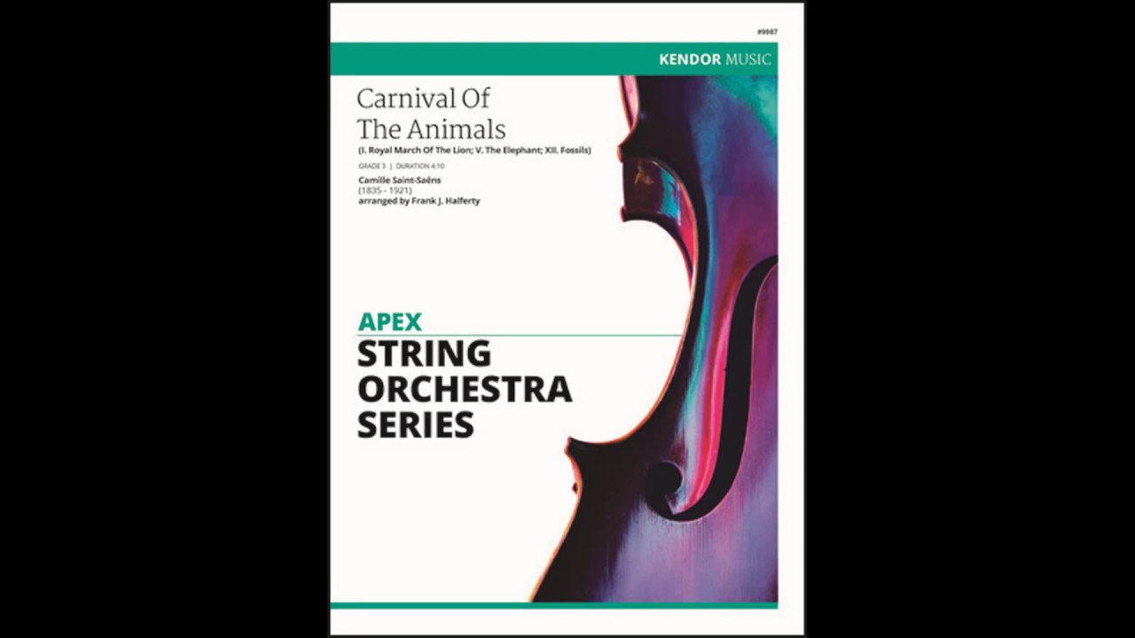 Carnival Of The Animals arranged by Frank J. Halferty