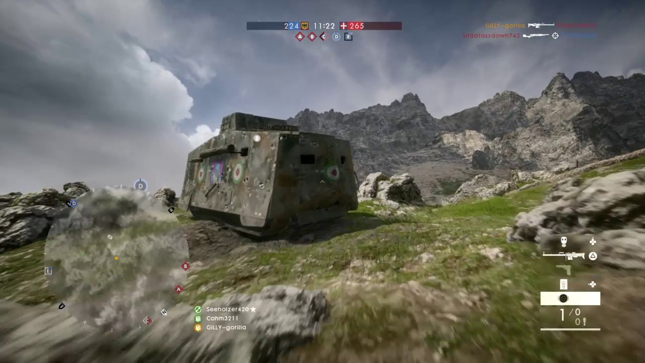 Battlefield&trade; limpet charge vs. Tanks
