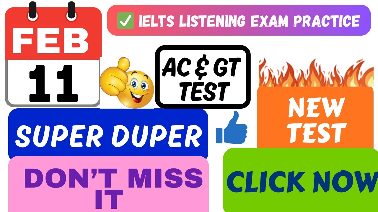 IELTS LISTENING PRACTICE TEST 2026 WITH ANSWERS | 11.02.2026