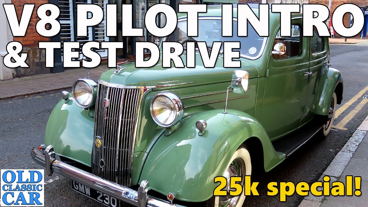 Ford V8 PILOT 1950 года, осмотр и осмотр этого Ford V8 с двигателем с плоской головкой блока цили...