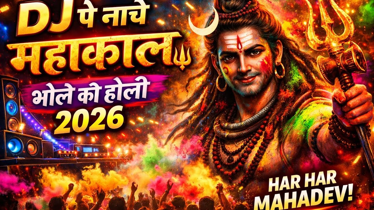Holi DJ Song / Holi 2026 / DJ Pe Naache Mahakal / Mahadev Holi Song / Holi Ka Gana ‪@shantigeet1‬