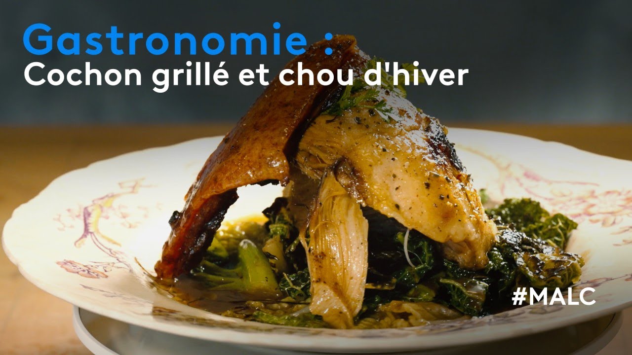 Gastronomie : Cochon grillé et chou d'hiver