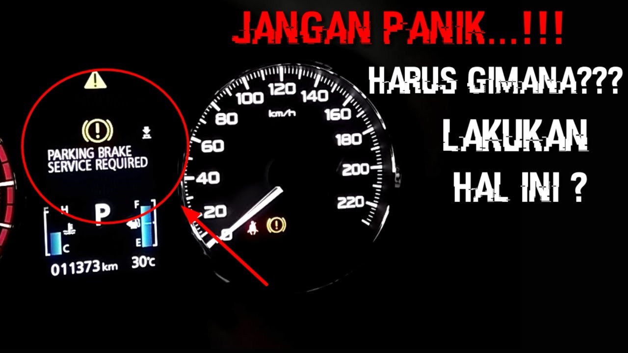 Allnew Pajero Muncul Parking Brake Service Required | Roda Terkunci | Mobil GK mau jalan