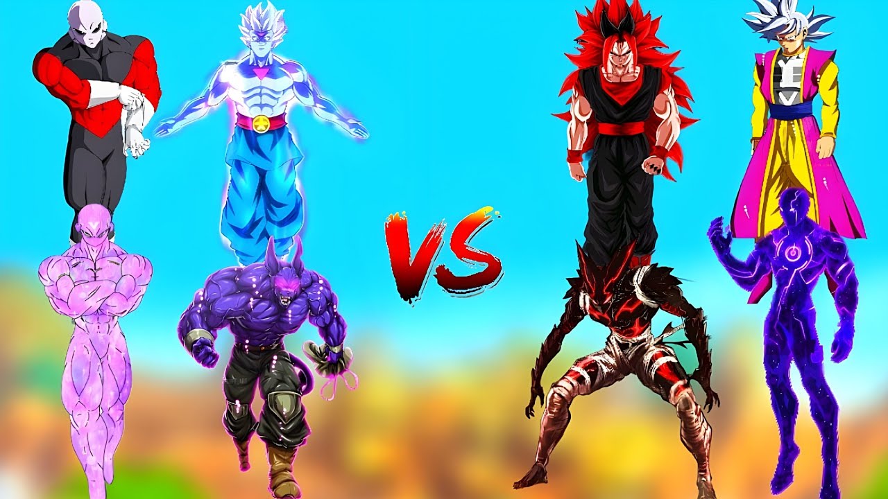 Jiren 🆚 Garou || Beerus 🆚 Goku black || Grand priest 🆚 Goku || Zeno sama 🆚 Saitama | who is stronger