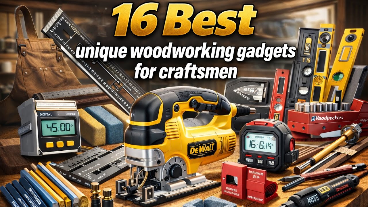 16 Best Unique Woodworking Gadgets for Craftsmen Smart Tools