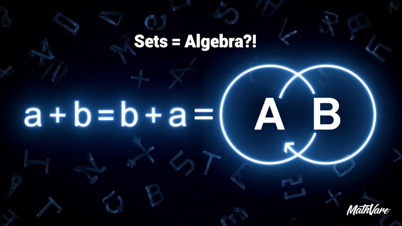 Why NOBODY Told You Sets Are Just ALGEBRA?🤯 RIGOROUS Proof
