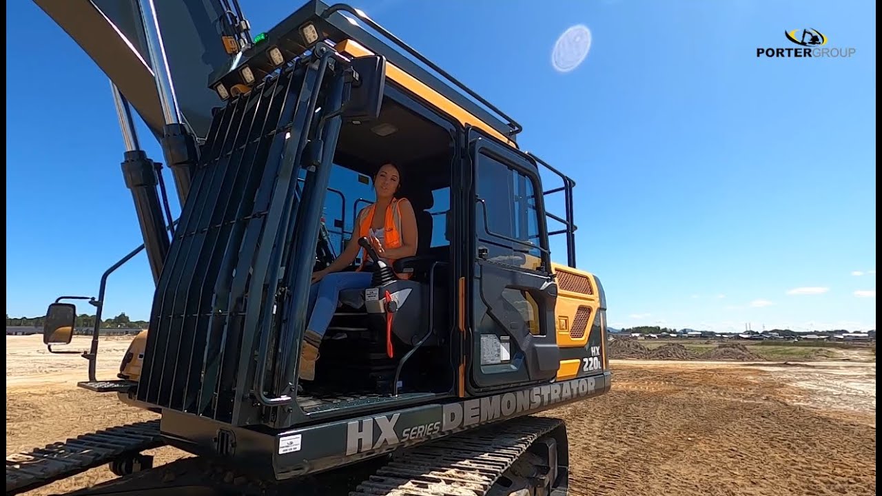 Hyundai HX220L Demo Video with Shelley | Porter Equipment