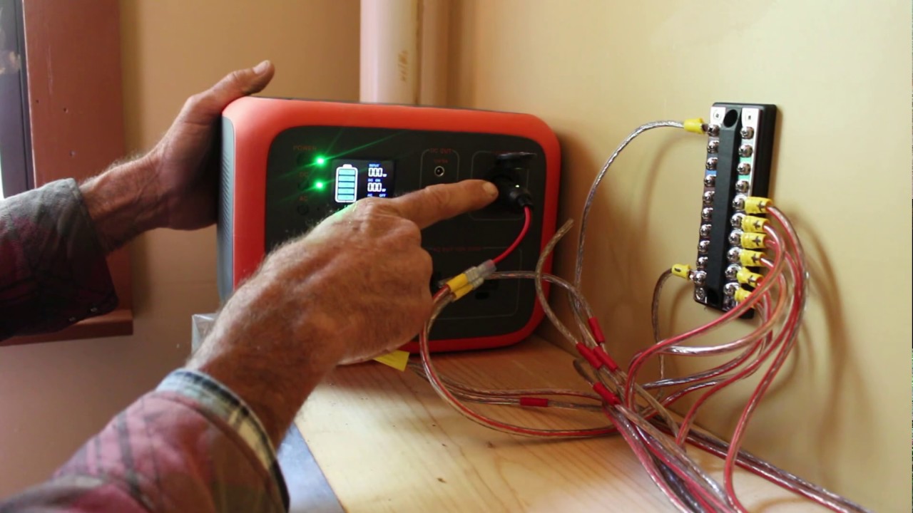 12 volt POWER System at the OFF GRID CABIN