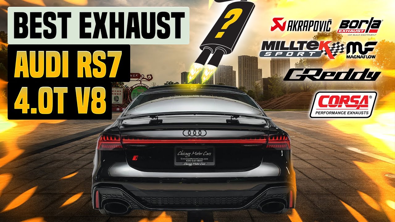 Audi RS7 Exhaust Sound 4.0T V8 🔥 Akrapovic,Milltek,Armytrix,Straight Pipe,Sound Stock,Upgrade+