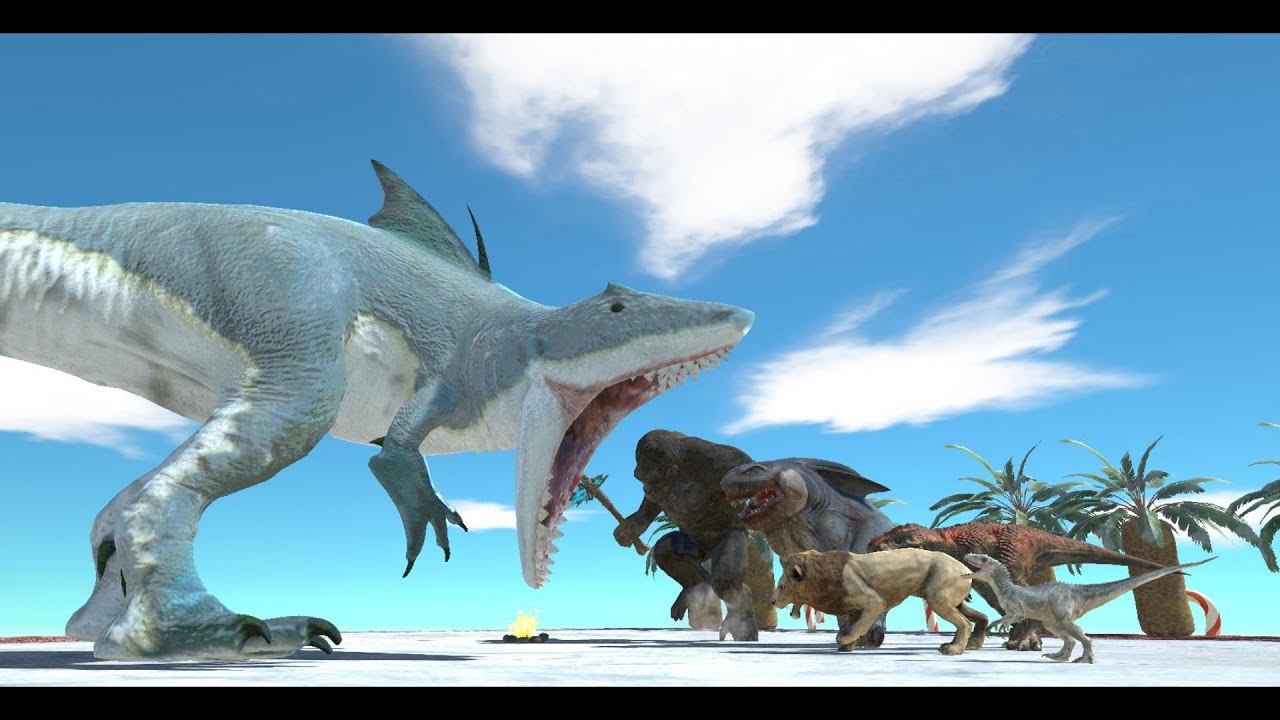 SHARK vs DINOSAURS – Animal Revolt bBattle Simulator